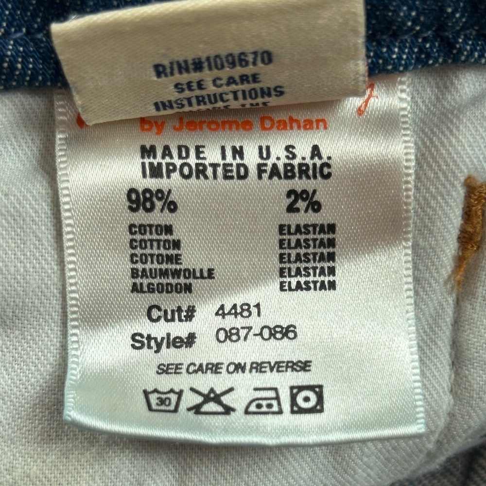 Citizens of Humanity Y2K low rise Faye wide-leg  flare medium wash jeans size 25 - Picture 5 of 8